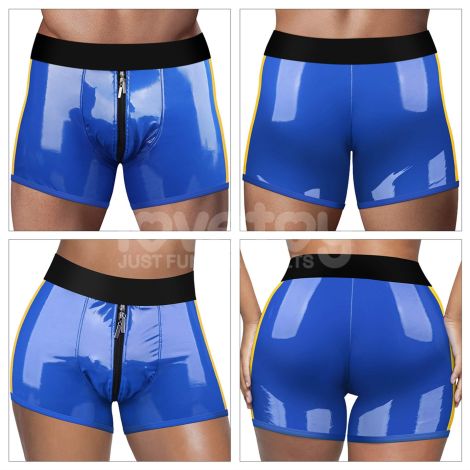 Chic Strap-On shorts (28 - 31 inch waist) Blue - 8