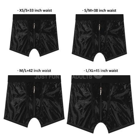 Chic Strap-On shorts (28 - 31 inch waist) Black - 22