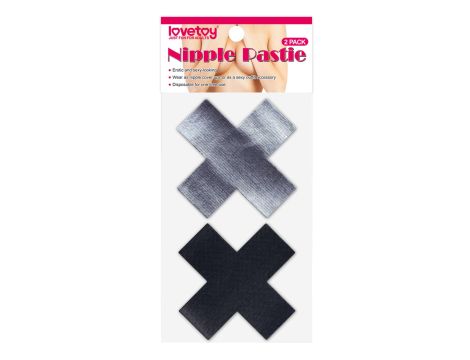 Cross Pattern Nipple Pasties (2 Pack)