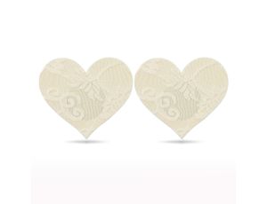 Lace Heart and Flower Nipple Pasties (2 Pack) - image 2