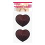 Reusable Red Diamond Heart Nipple Pasties - 3