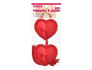 Reusable Red Heart Tassels Nipple Pasties - image 2