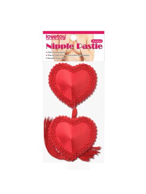 Reusable Red Heart Tassels Nipple Pasties - image 2