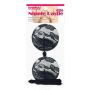 Reusable Black Lace Round Tassel Nipple Pasties - 3