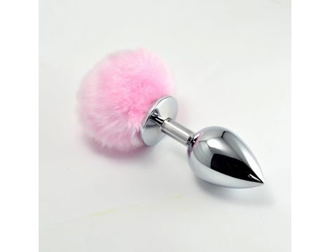 Pompon Metal Plug Large Pink