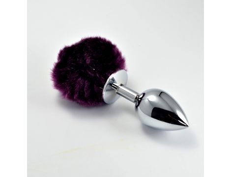 Pompon Metal Plug Small Purple