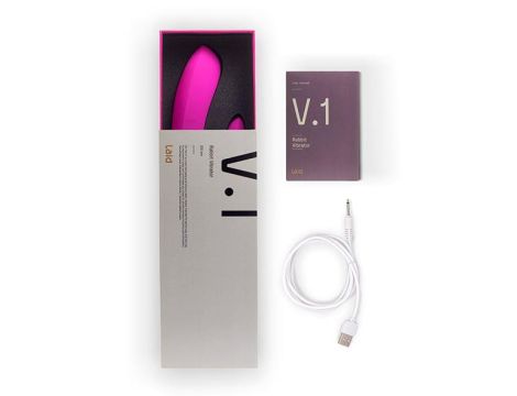 Laid - V.1 Silicone Rabbit Vibrator Pink - 7