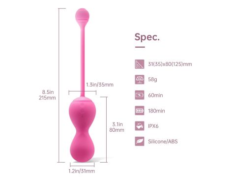 Magic Motion - Smart Kegel Master Balls Pink - 4