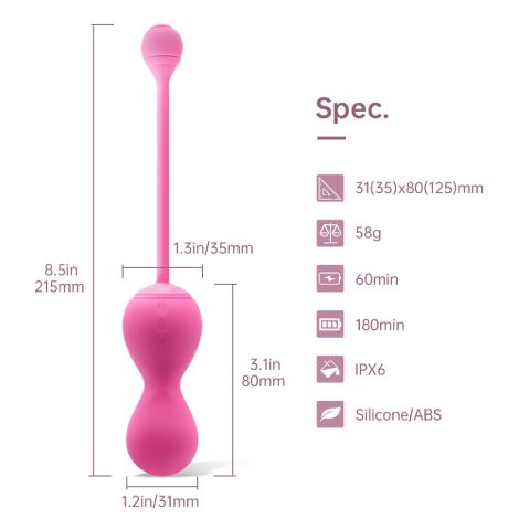 Magic Motion - Smart Kegel Master Balls Pink - 4