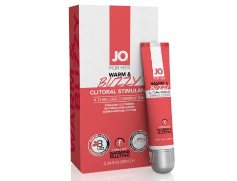 System JO - For Her Clitoral Stimulant Warming Warm & Buzzy 10 ml