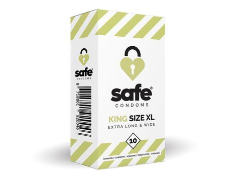 SAFE - Condoms King Size XL Extra Long & Wide (10 pcs)