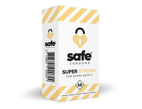 SAFE - Condoms Super Strong for Extra Safety (10 pcs)