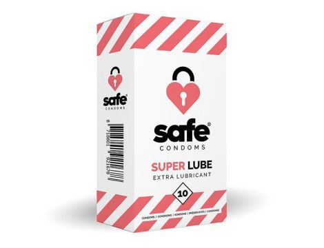 SAFE - Condoms Super Lube Extra Lubricant (10 pcs)