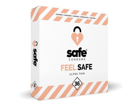 SAFE - Condoms Feel Safe Ultra Thin (36 pcs)