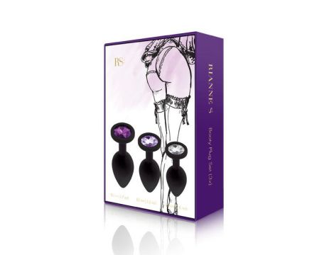 RS - Soiree - Booty Plug Original Set 3x Black - 2