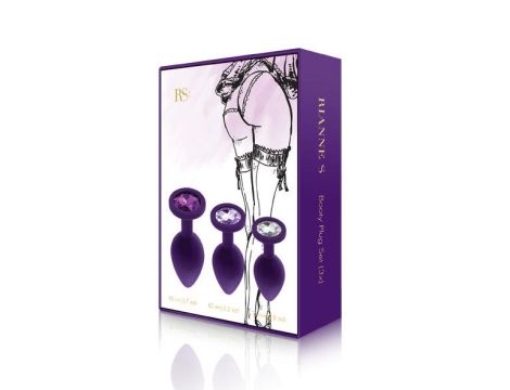 RS - Soiree - Booty Plug Original Set 3x Purple - 2