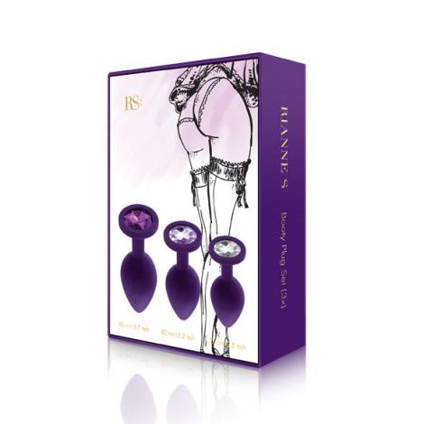 RS - Soiree - Booty Plug Original Set 3x Purple - 2