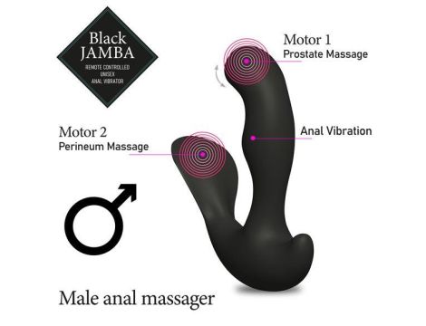 FeelzToys - Black Jamba Anal Vibrator - 3