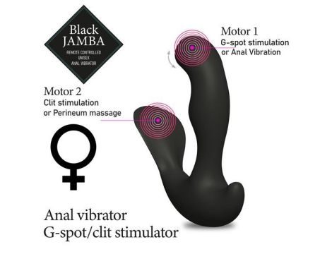 FeelzToys - Black Jamba Anal Vibrator - 4