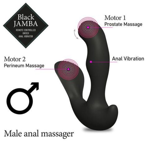 FeelzToys - Black Jamba Anal Vibrator - 3