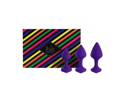 FeelzToys - Bibi Butt Plug Set 3 pcs Purple