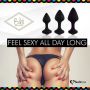 FeelzToys - Bibi Butt Plug Set 3 pcs Black - 6