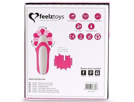 FeelzToys - Clitella Oral Clitoral Stimulator Pink - 8