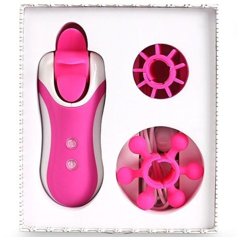 FeelzToys - Clitella Oral Clitoral Stimulator Pink - 5