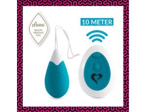 FeelzToys - Anna Vibrating Egg Remote Deep Green