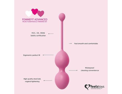 FeelzToys - FemmeFit Advanced Pelvic Muscle Training Set 3 pcs - 3