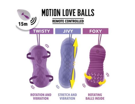 FeelzToys - Remote Controlled Motion Love Balls Jivy - 3