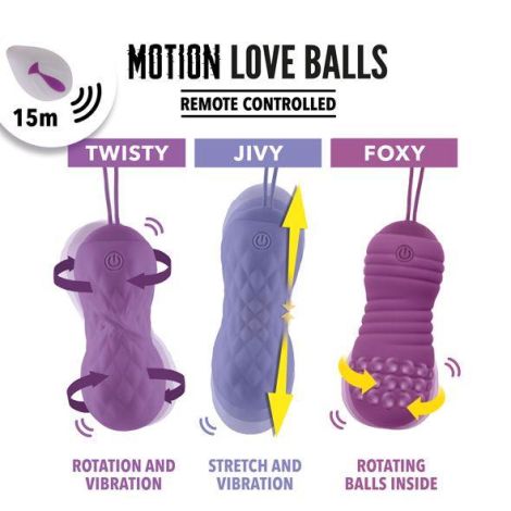 FeelzToys - Remote Controlled Motion Love Balls Jivy - 4