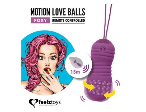 FeelzToys - Remote Controlled Motion Love Balls Foxy - 2