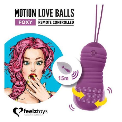 FeelzToys - Remote Controlled Motion Love Balls Foxy - 2