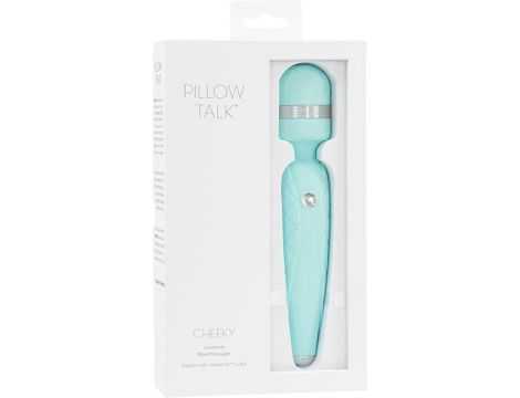 Pillow Talk - Cheeky Wand Massager Teal - 6