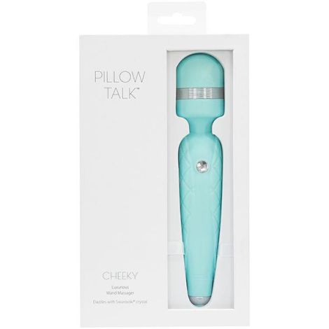 Pillow Talk - Cheeky Wand Massager Teal - 7