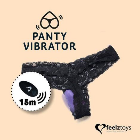 FeelzToys - Panty Vibe Remote Controlled Vibrator Pink - 3