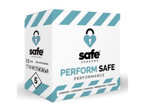 SAFE - Condoms Perform Safe Performance (5 pcs)