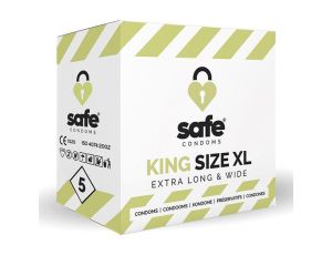 SAFE - Condoms King Size XL Extra Long & Wide (5 pcs)