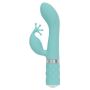 Pillow Talk - Kinky Rabbit & G-Spot Vibrator Teal - 2