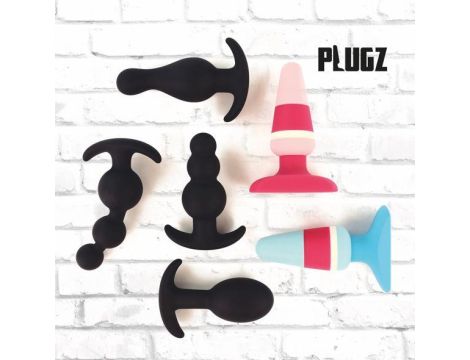 FeelzToys - Plugz Butt Plug Black Nr. 4 - 6