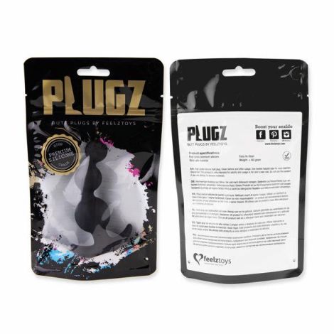 FeelzToys - Plugz Butt Plug Black Nr. 4 - 3