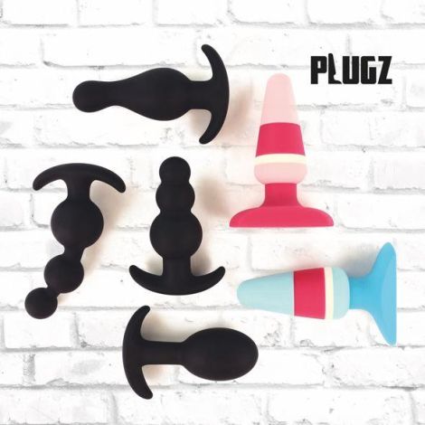 FeelzToys - Plugz Butt Plug Black Nr. 4 - 6