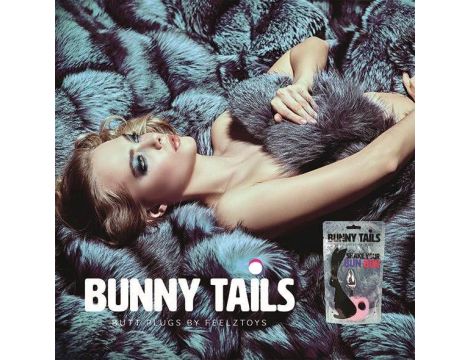 FeelzToys - Bunny Tails Butt Plug Pink - 5