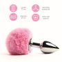 FeelzToys - Bunny Tails Butt Plug Pink - 3