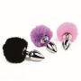 FeelzToys - Bunny Tails Butt Plug Pink - 4