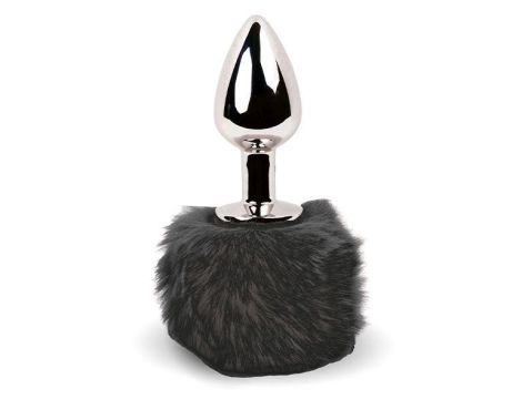 FeelzToys -Bunny Tails Butt Plug Black