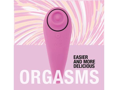 FeelzToys - FemmeGasm Tapping & Tickling Vibrator Pink - 5