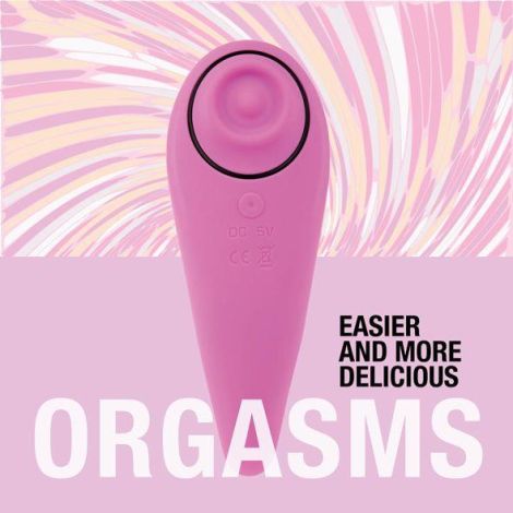 FeelzToys - FemmeGasm Tapping & Tickling Vibrator Pink - 5