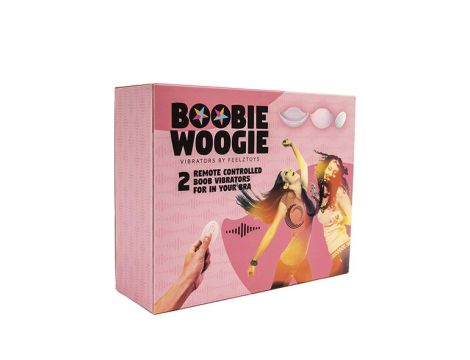 FeelzToys - Boobie Woogie Remote Controlled Boob Vibrators (2 pcs) - 7